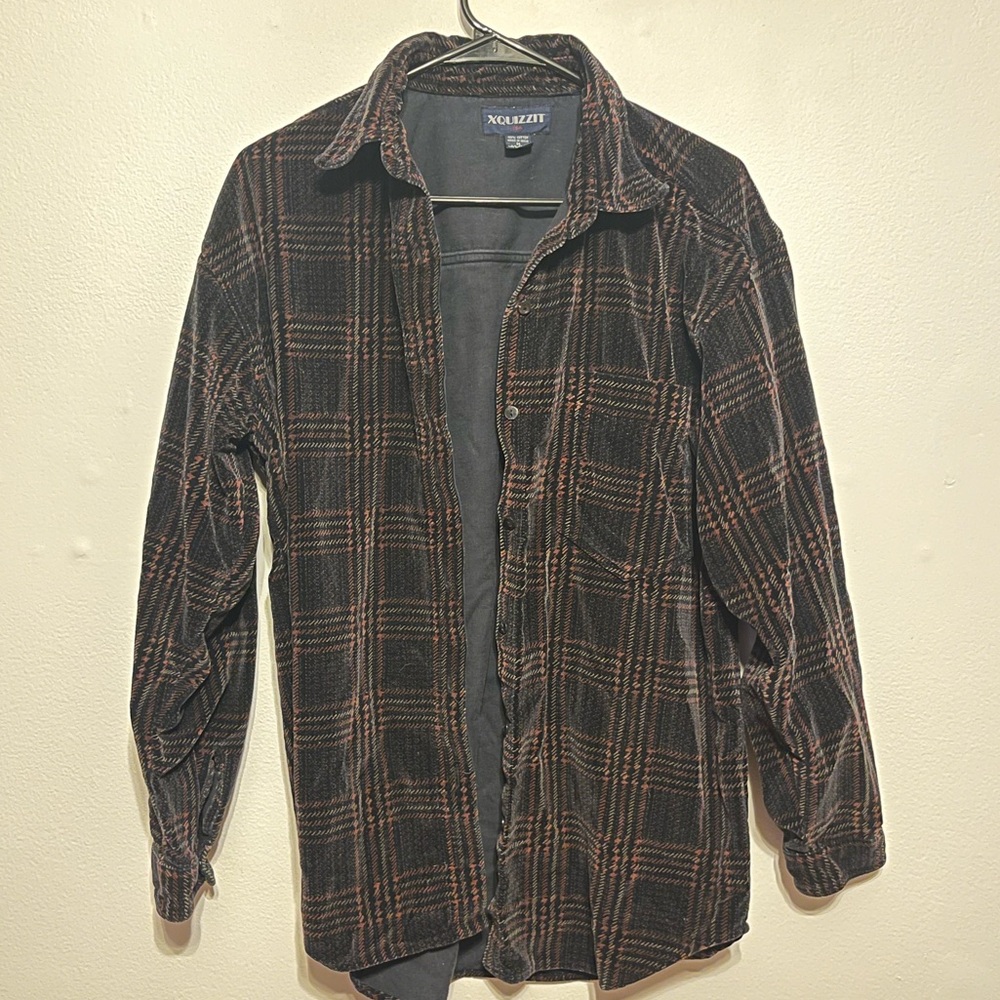 Plaid button up